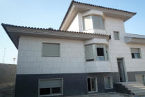 Vista trasera desde la parcela